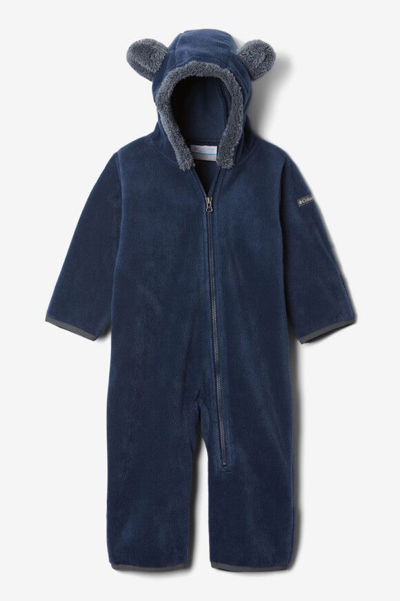 Columbia Tiny Bear Baby Fleece Jumpsuit - Collegiate Navy 9-12m