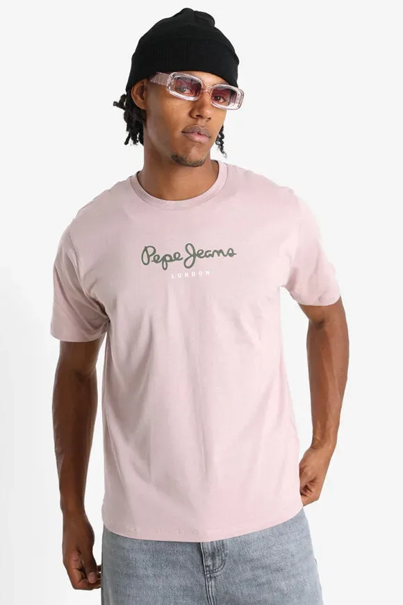 Pepe Jeans T-Shirt - Mauve Pink L Herren
