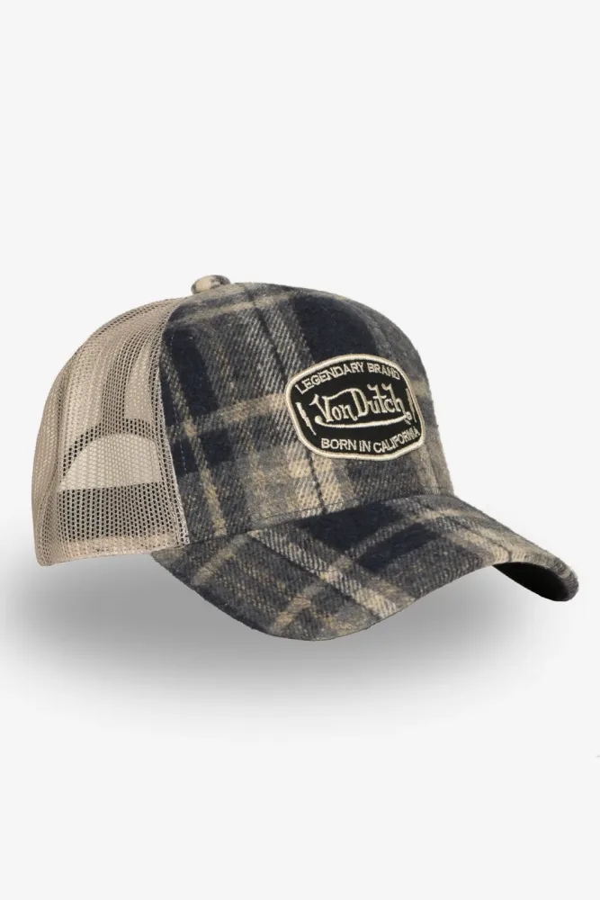 Von Dutch Trucker Cap / Snapback - Navy + Beige Einheitsgroesse Damen