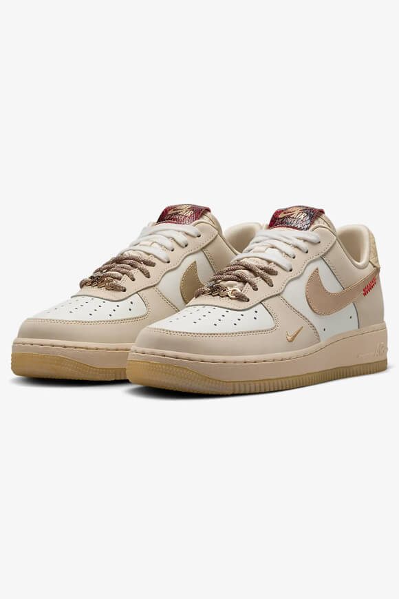 Nike Air Force 1 '07 LX Sneaker - Sail + Team Gold + Light Khaki EU38 Damen