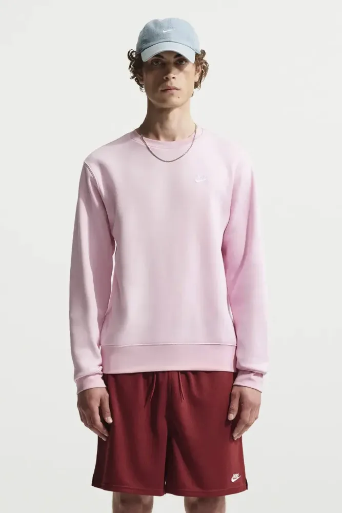 Nike Sportswear Club Sweatshirt - Light Pink S Herren
