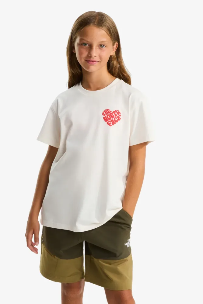 The North Face Brand Proud T-Shirt - White Dune L Kids