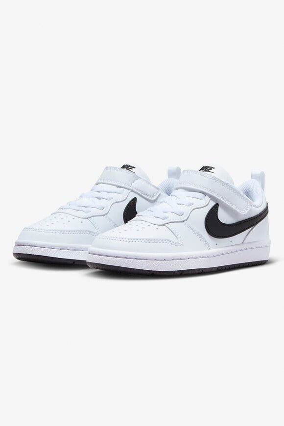 Nike Court Borough Recraft Kids Sneaker - White + Black EU31