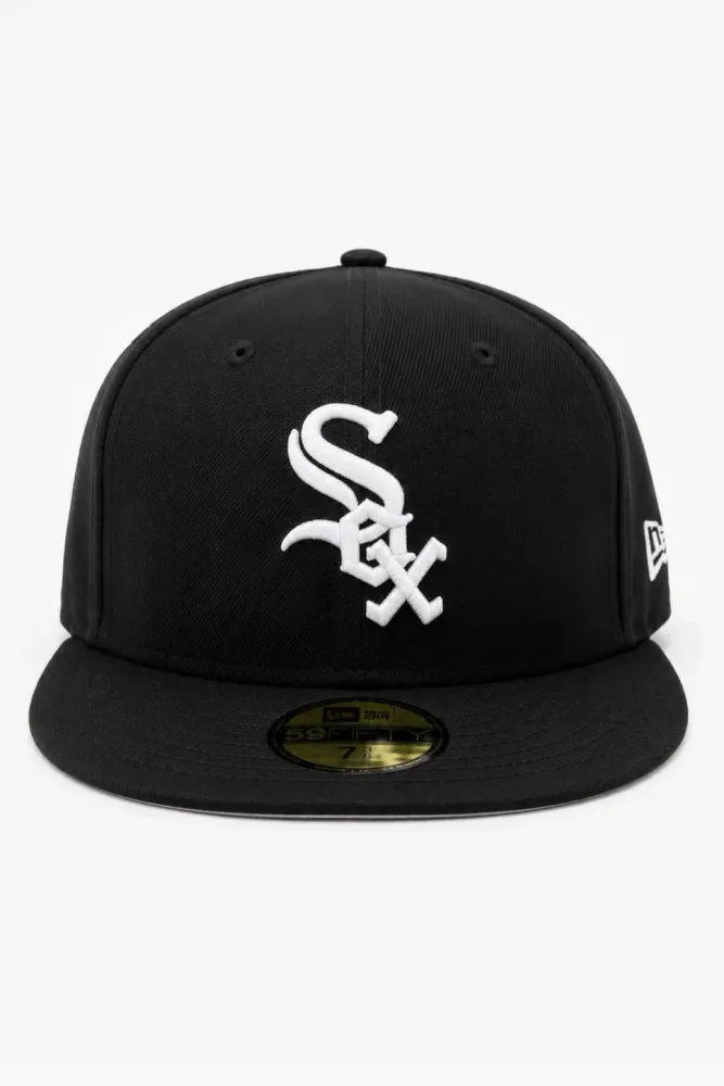 New Era 59Fifty Cap  - Black + White 7 Herren