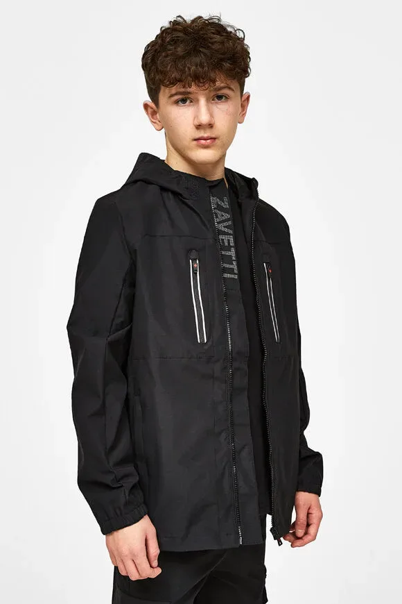 Zavetti Canada Tavoleto Windbreaker - Jet Black XL Kids