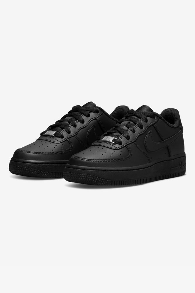 Nike Air Force 1 Leather Sneaker - Black EU35.5 Kids