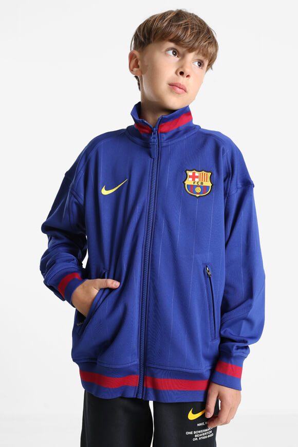 Nike FC Barcelona Trainingsjacke - Deep Royal Blue M Kids