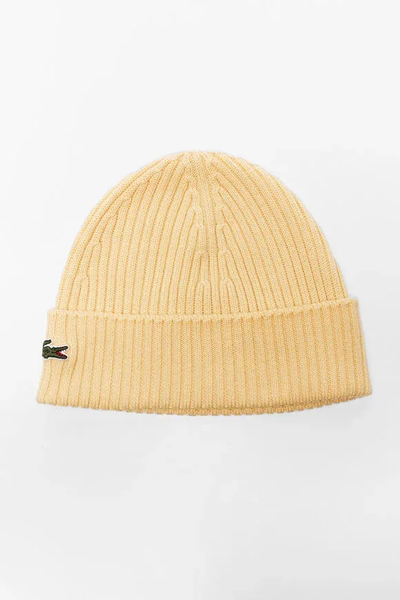 Lacoste Beanie - Sesame Einheitsgroesse Herren