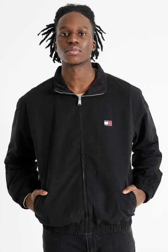 Tommy Jeans Cotton Essential Leichte Jacke - Black M Herren