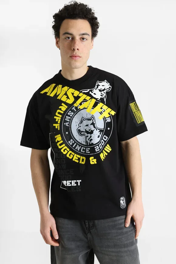 Amstaff T-Shirt - Black L Herren