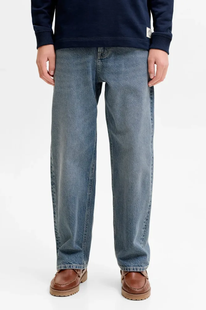 Jack & Jones JJIALEX Baggy Fit Jeans - Blue Denim 152 Kids