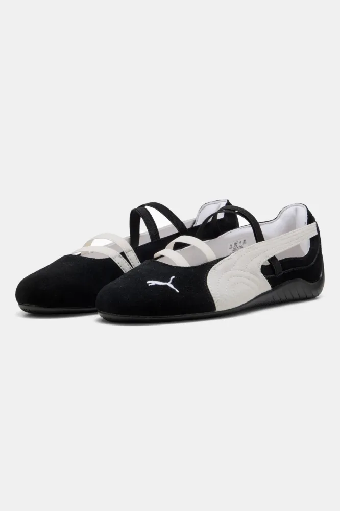 Puma Speedcat Wildleder Ballerina - Black + Warm White EU37 Damen