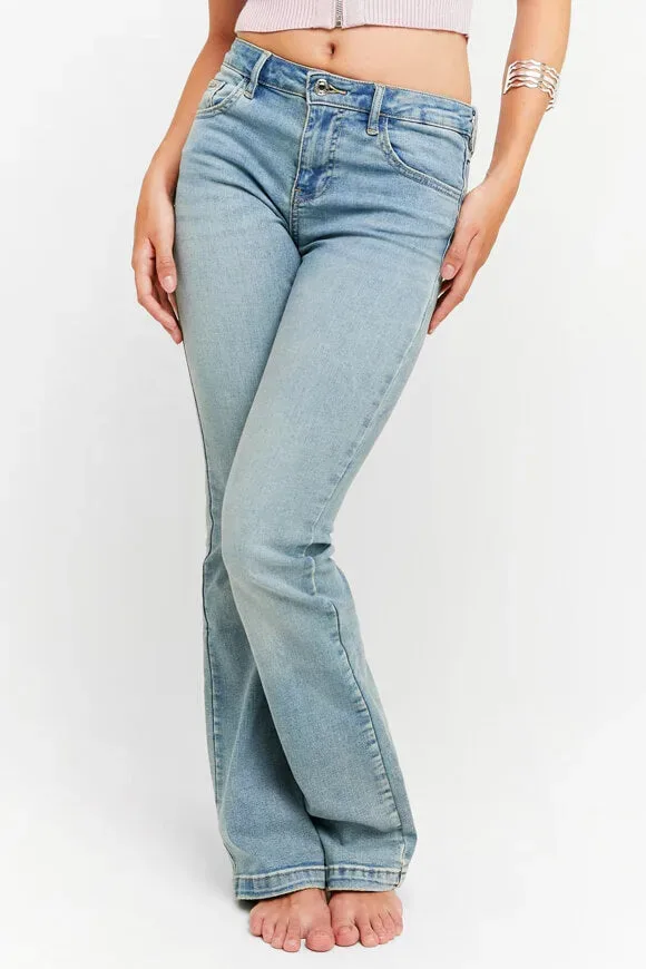 Tally Weijl Bootcut Jeans - Blue Denim 34 Damen