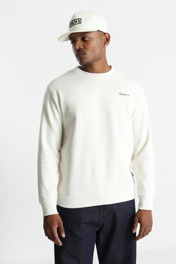 Pepe Jeans Sweatshirt - Ivory White S Herren