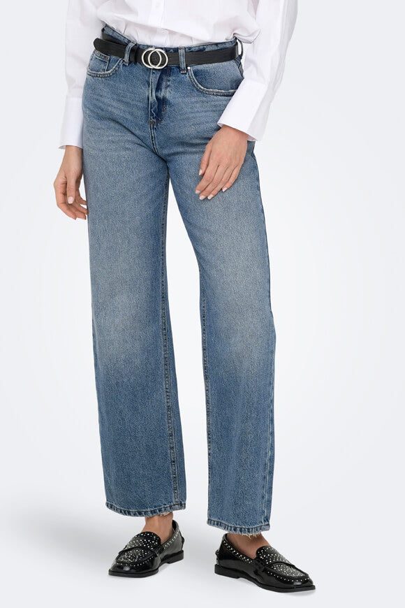 Only Ella Straight Fit Jeans L32 - Medium Blue Denim M/32 Damen