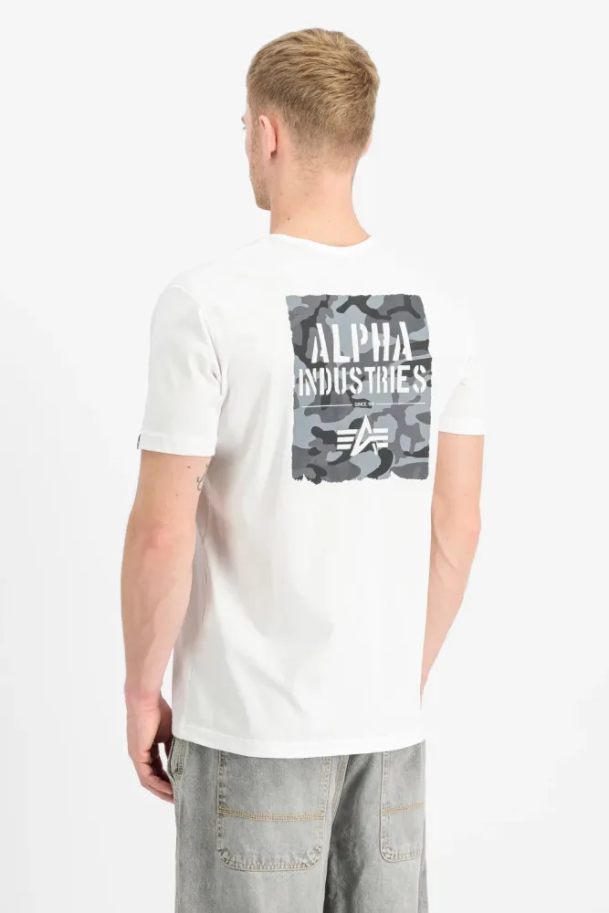 Alpha Industries T-Shirt - White L Herren