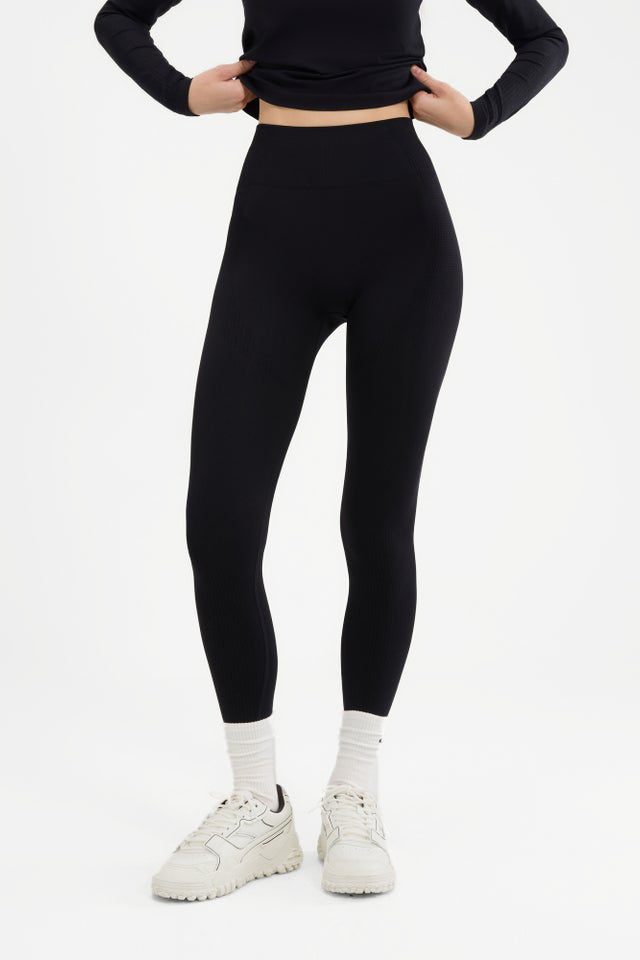 Ellesse Garceau Seamless Leggings - Black M Damen