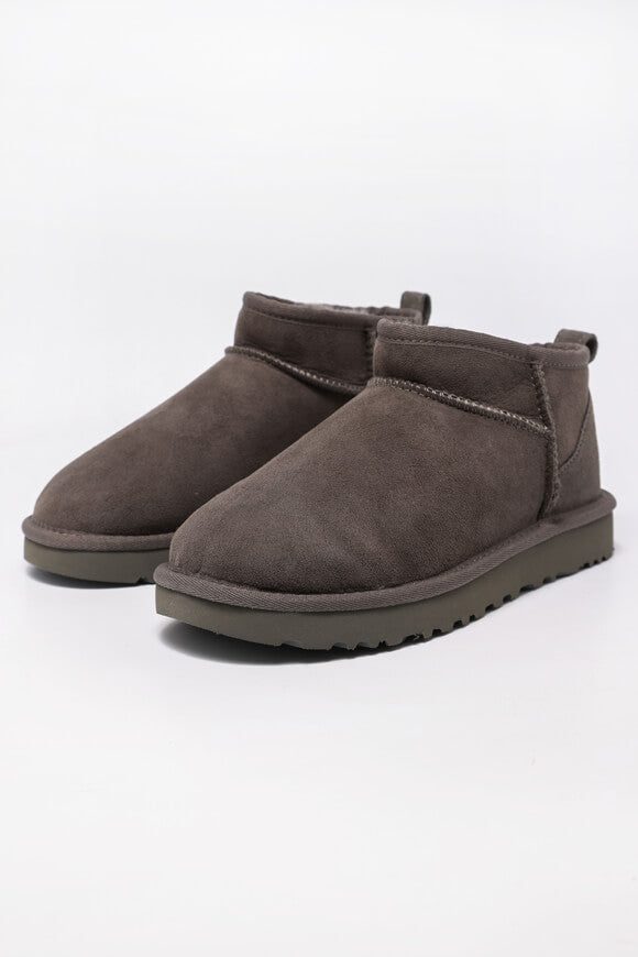 UGG Classic Ultra Mini gefütterte Winterstiefelette - Grey EU38 Damen
