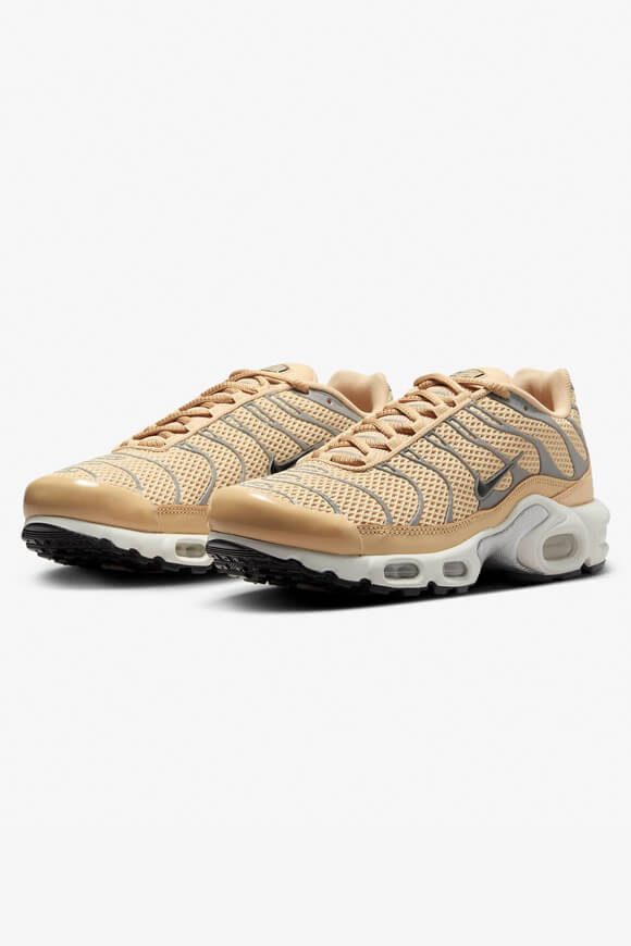 Nike Air Max Plus Sneaker - Sesame + Black+ Metallic Silver EU38 Damen