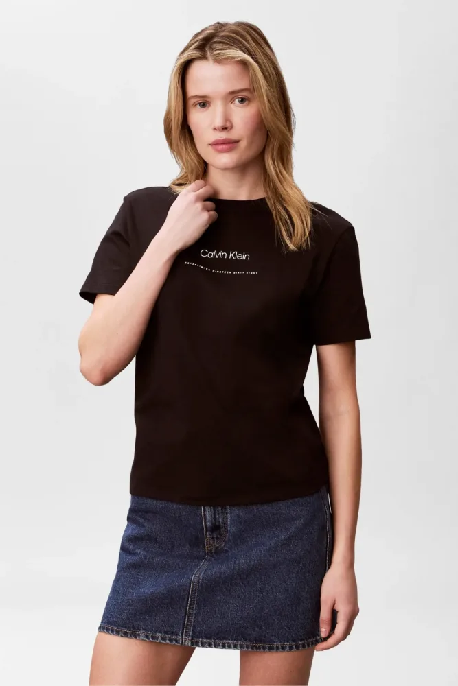Calvin Klein Jeans T-Shirt - Black S Damen
