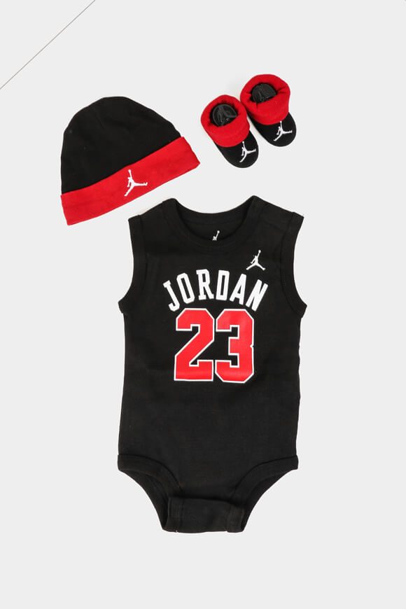 Jordan Baby-Set - Schwarz 0-6m