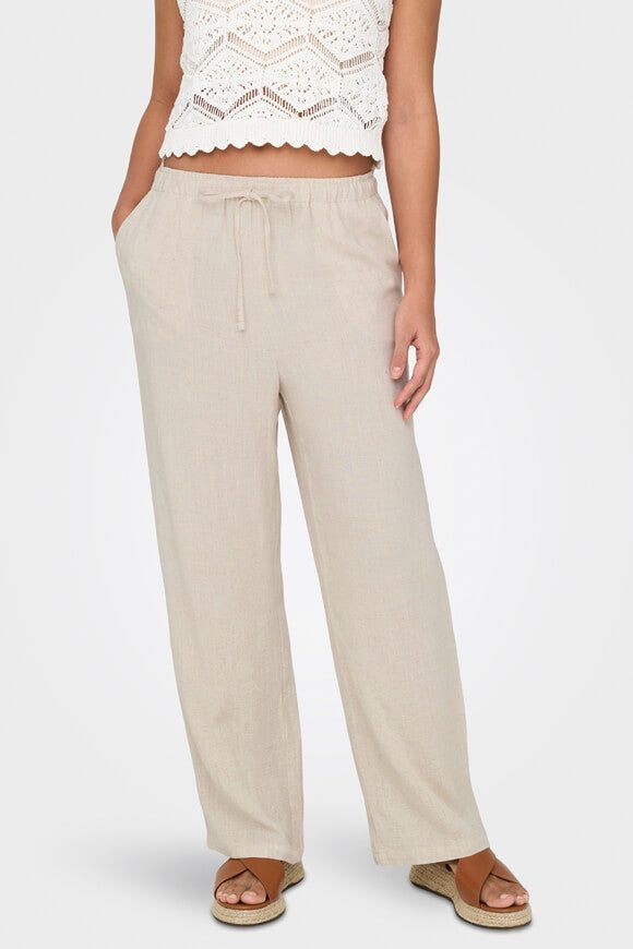 Only ONLSIESTA Leinenhose - Moonbeam XL Damen