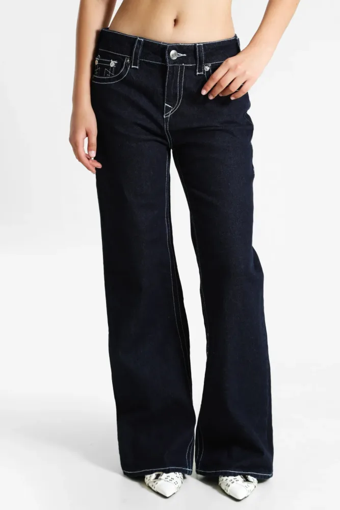 True Religion Bobbi Baggy Fit Jeans - Body Rinse 25 Damen