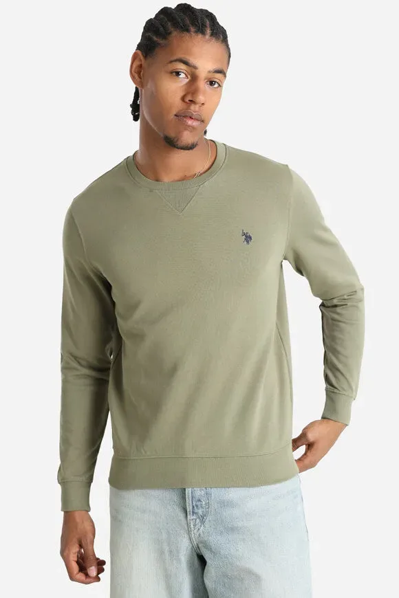 U.S. Polo Assn. Max Sweatshirt - Olive M Herren