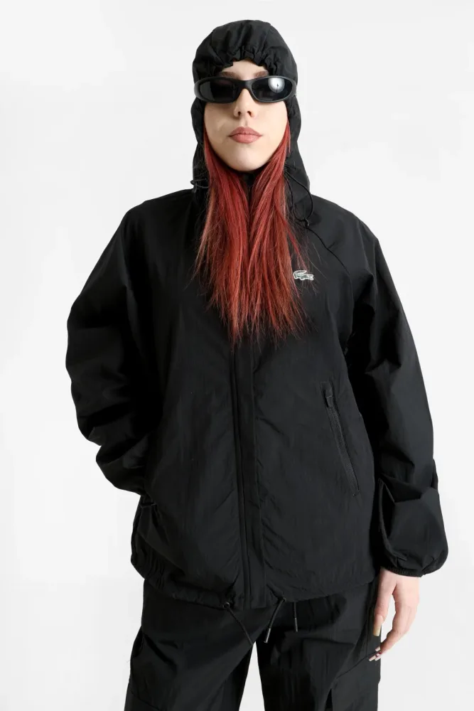 Lacoste Trainingsjacke - Black 34 Damen