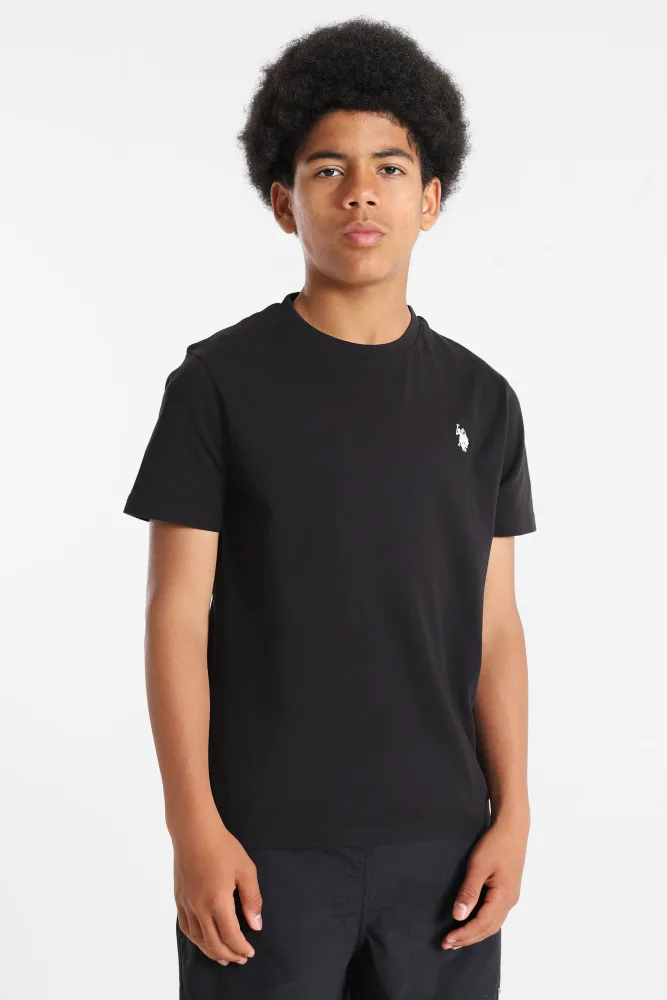U.S. Polo Assn. Sand T-Shirt - Black 12 Kids