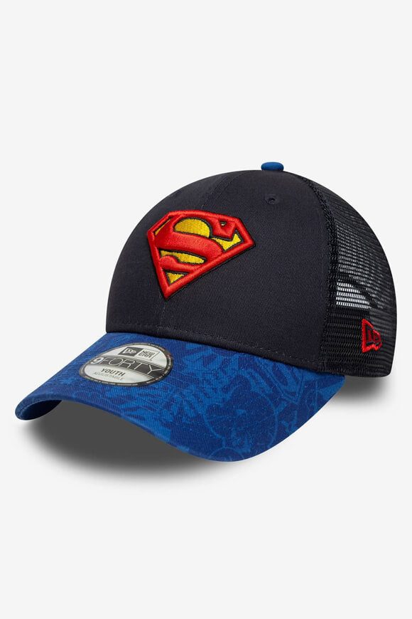 New Era Trucker Cap / Snapback - Navy + Blue Einheitsgroesse Kids