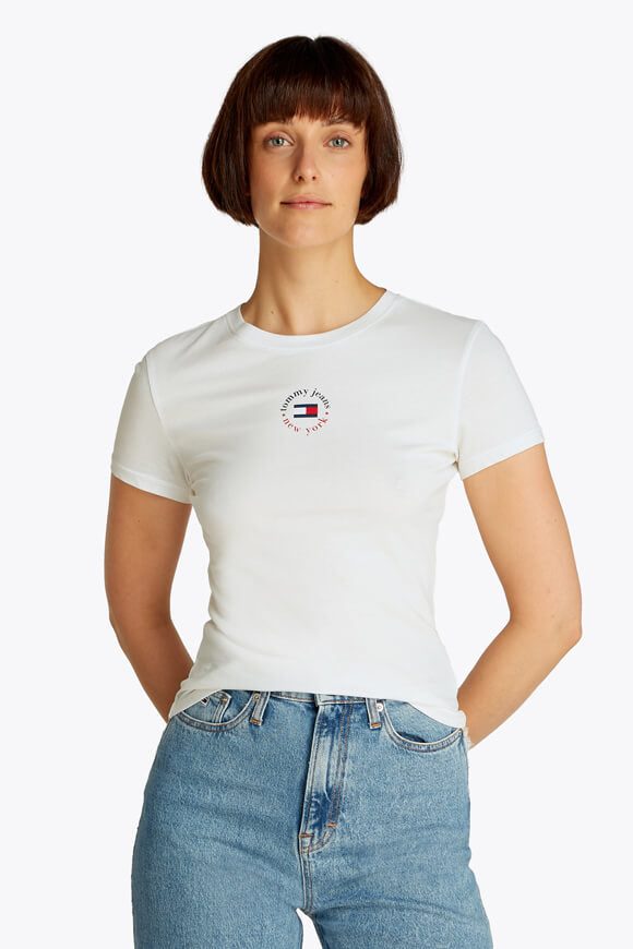 Tommy Jeans T-Shirt - Offwhite XS Damen