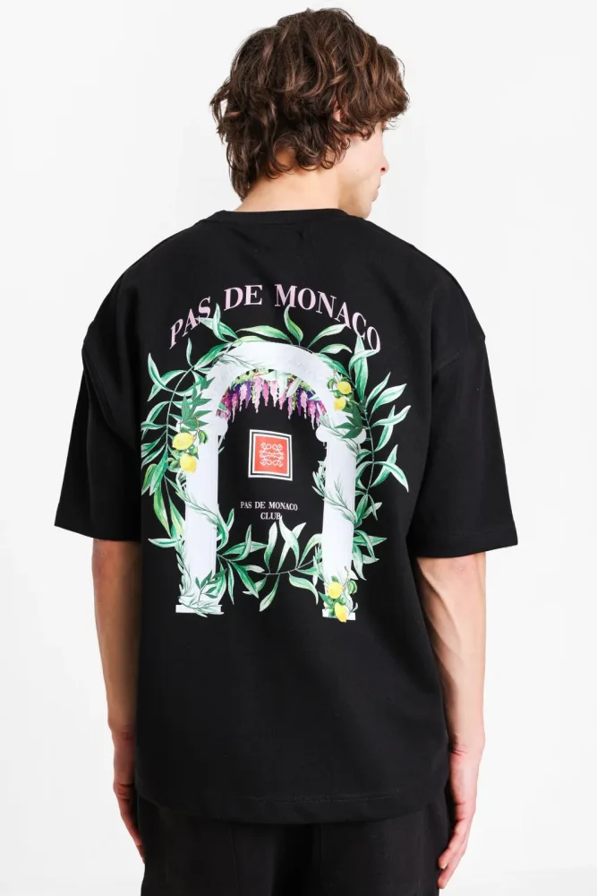 Pas dé Monacó Arche T-Shirt - Black S Herren