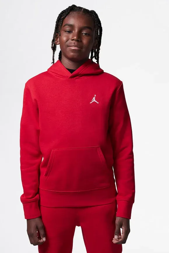 Jordan Brooklyn Fleece Kapuzensweatshirt - Gym Red L Kids