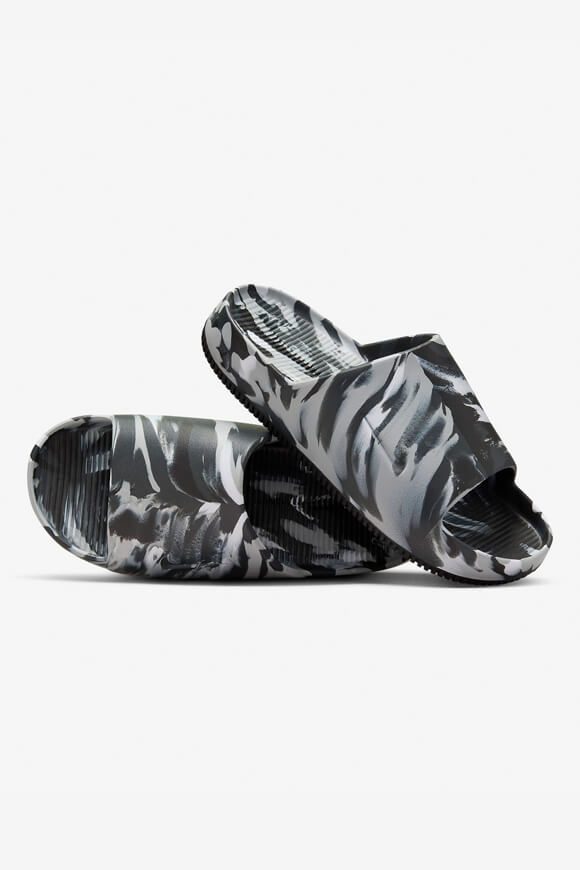 Nike Calm Pantoletten - Marble Black Grey EU40 Damen