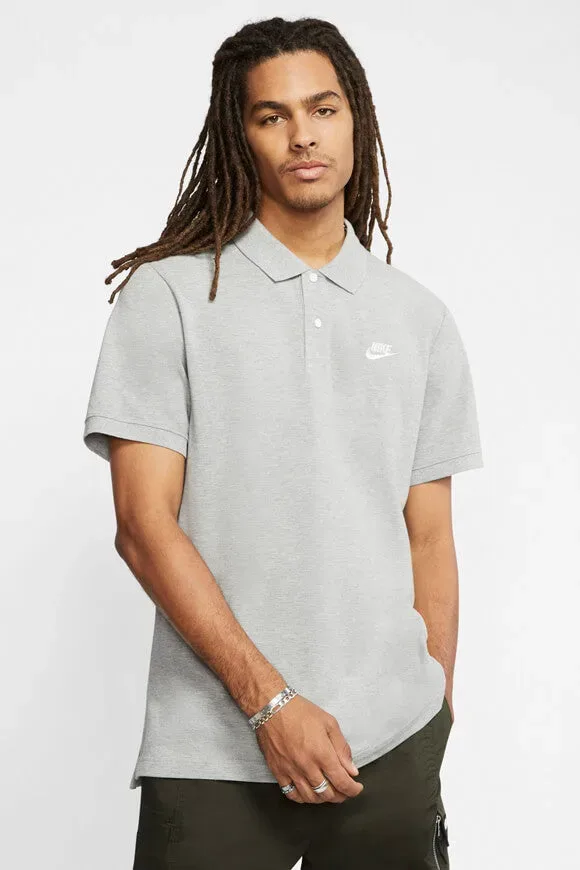Nike Poloshirt - Dunkelgrau meliert S Herren
