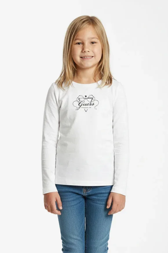 Guess Langarmshirt - Pure White 12 Kids