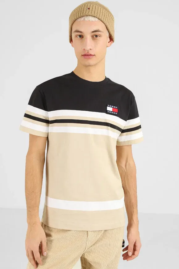 Tommy Jeans T-Shirt - Savannah Sand L Herren