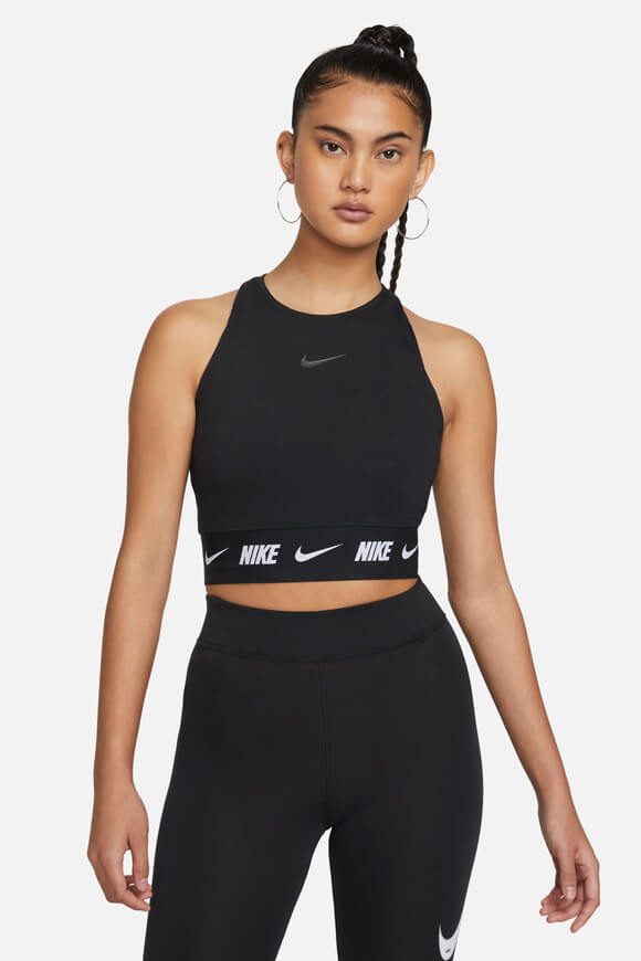 Nike Crop Top - Schwarz XS Damen