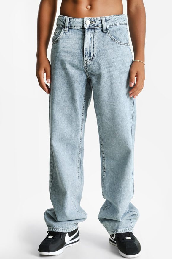 Name It NLMBEX Loose Fit Jeans - Light Blue Denim 164 Kids