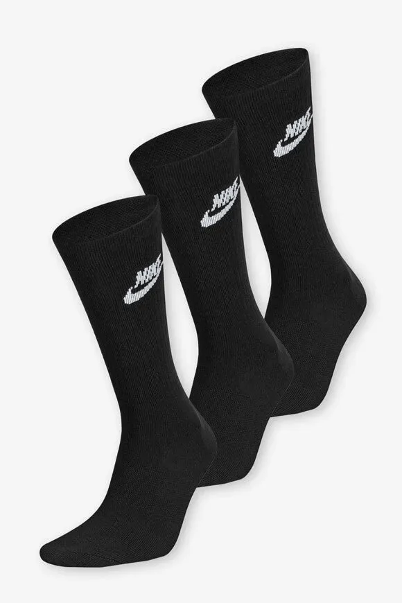 Nike Dreierpack Socken - Schwarz EU34-38