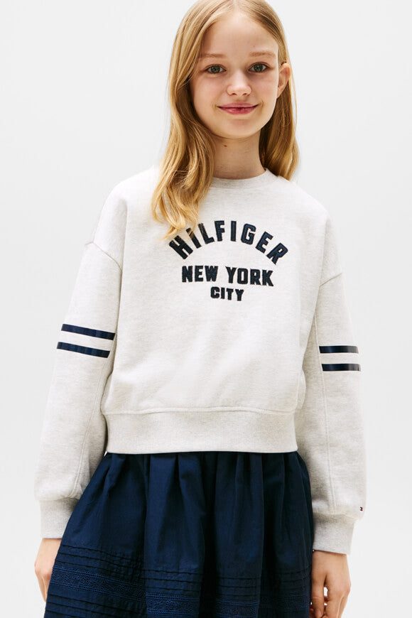 Tommy Hilfiger Kids Oversize Sweatshirt - Grey Heather 16 Kids
