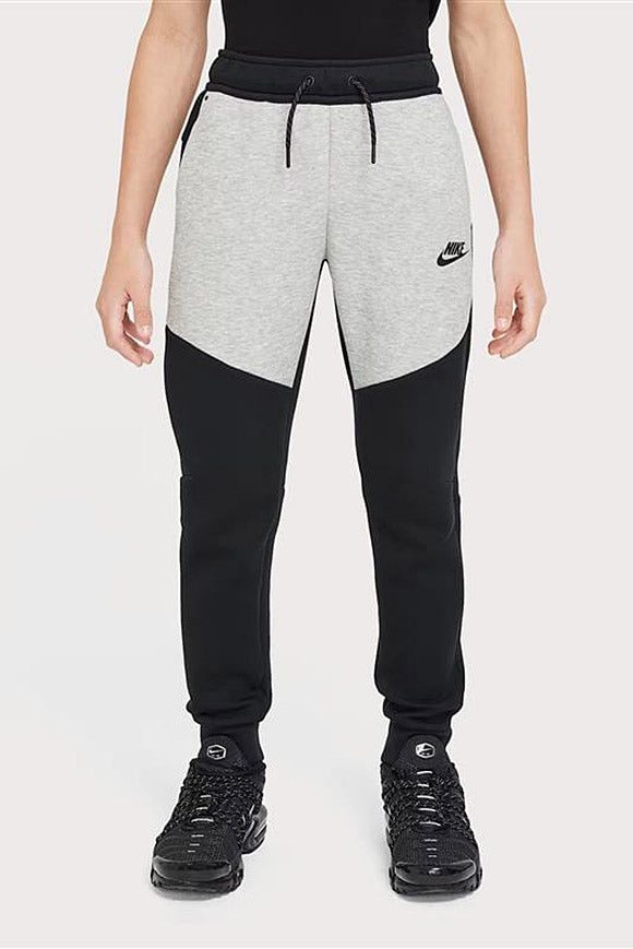 Nike Sportswear Tech Fleece Sweathose - Black + Dark Grey Heather M Kids