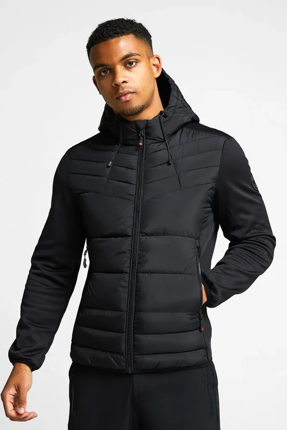 Zavetti Canada Lazino Gesteppte Jacke - Jet Black S Herren