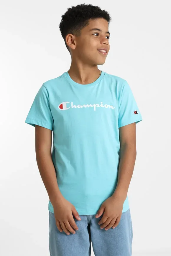 Champion T-Shirt - Türkis XL Kids