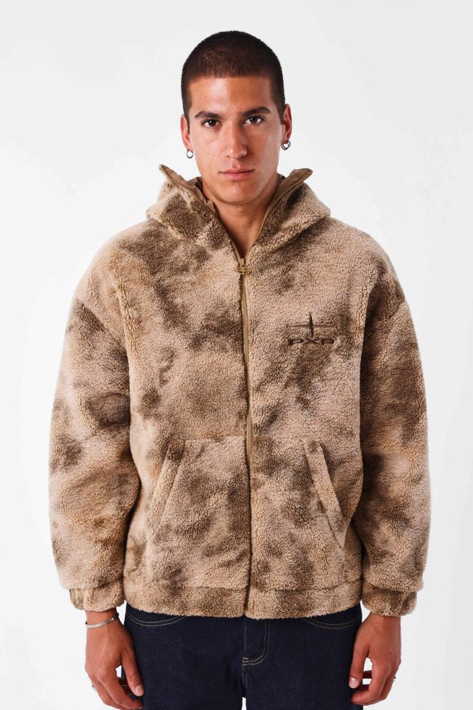 Project X Paris Fleecejacke - Beige L Herren