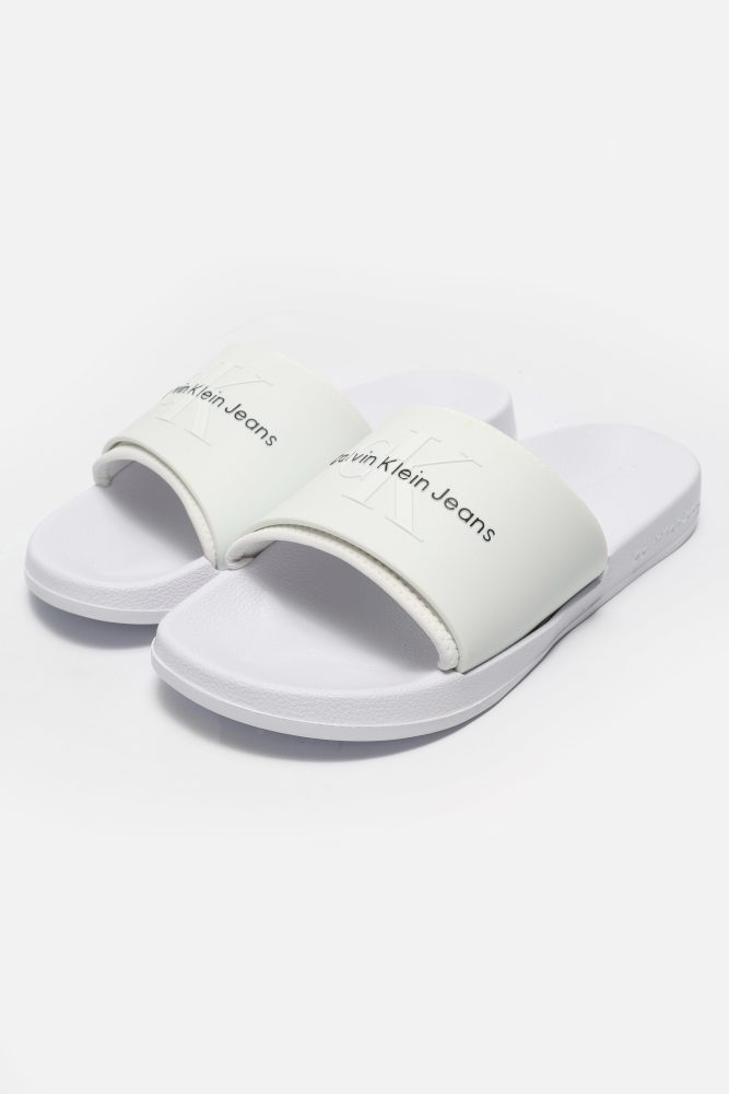 Calvin Klein Jeans Pantoletten - Bright White EU42 Herren