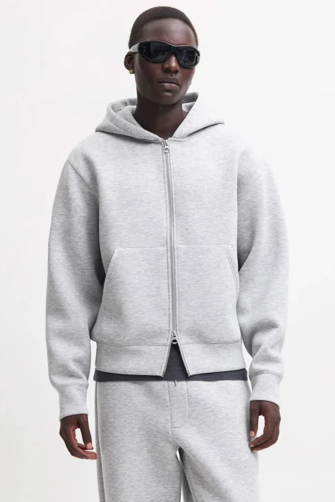 Jack & Jones - Hoodie mit Reissverschluss, für Herren, Grau, Größe S