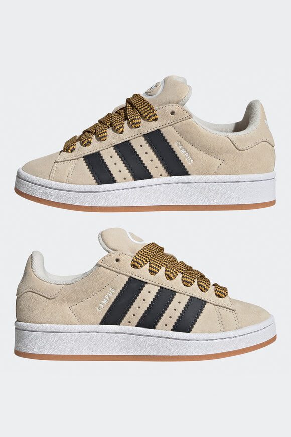 Adidas Originals Campus 00s Sneaker - Wonder White + Carbon + Footwear White EU36 2/3 Kids