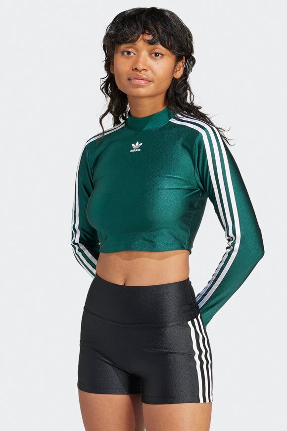 Adidas Originals Crop Langarmshirt - Collegiate Green XS Damen